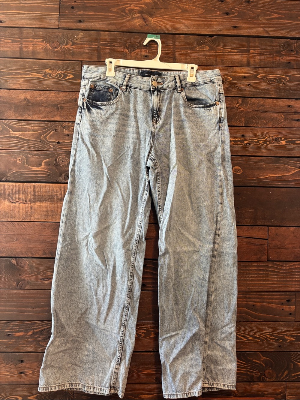Aeropostale Women's Light Wash Blue Jeans